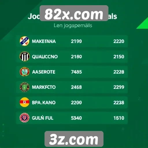 Estatísticas de jogadores no site 82x.com